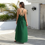 Lace Suspender Backless High Waist Sling Dress Wholesale Maxi Dresses