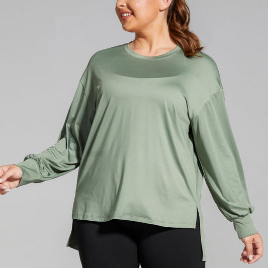 Running Loose Yoga Quick-Drying T-Shirts Wholesale Plus Size Clothing