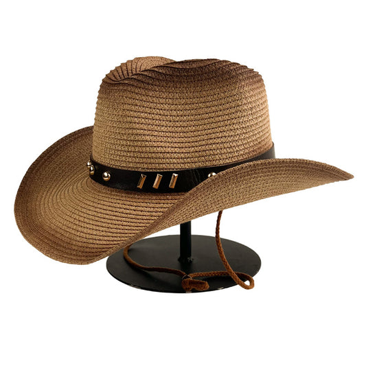 Western Cowboy Straw Hat Seaside Sun Protection Wholesale Hat