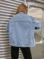 Retro Casual Single-Breasted Long Sleeve Denim Jacket Wholesale Coats