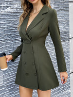 Women Wholesale Long-Sleeved Suit A-Line Dresses