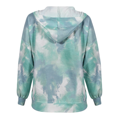 Tie Dye Wholesale Blouses Casual Women Clothing Wholesale Shirts