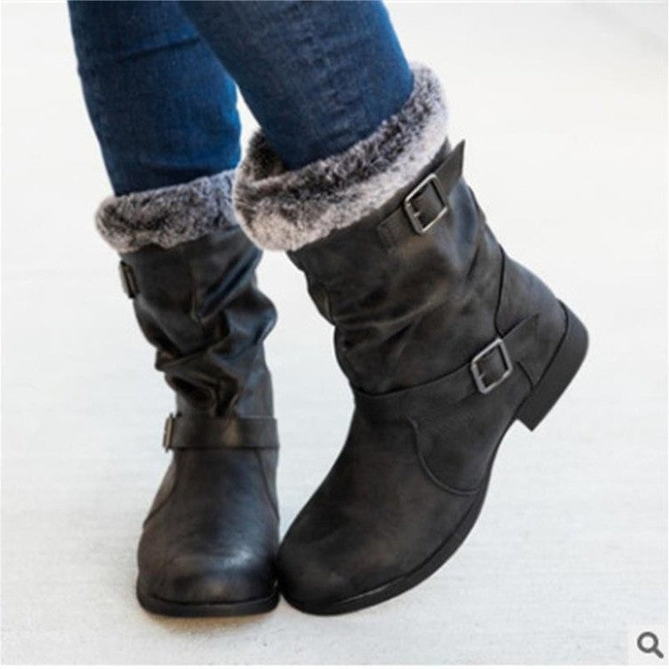 Plush Warm Wholesale Women Martin Boots