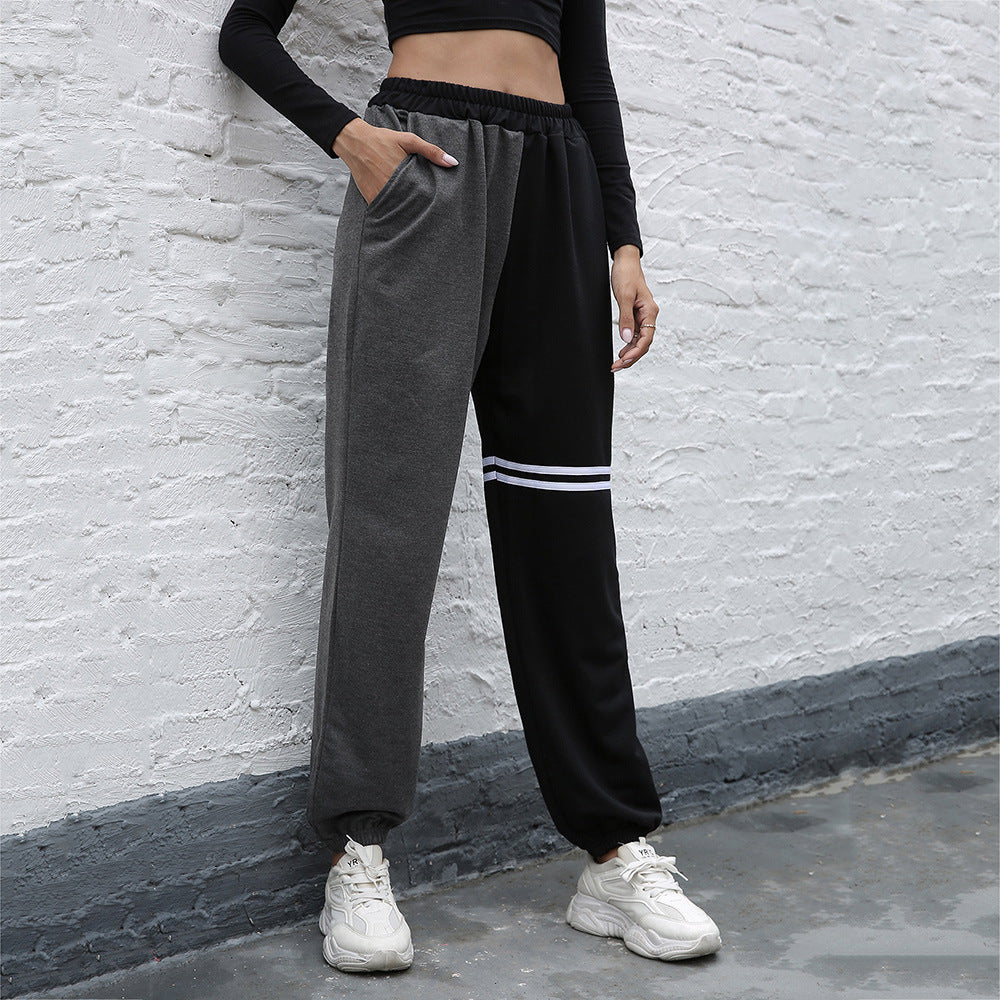 Color Blocking Women Sweatpants Wholesale