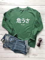 Vintage Harajuku Letter Print Sweatshirt Wholesale Women Clothing
