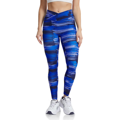 Fashion Print Cross Waist Yoga Pants Fitness Sports High Waist Wholesale Womens Activewear