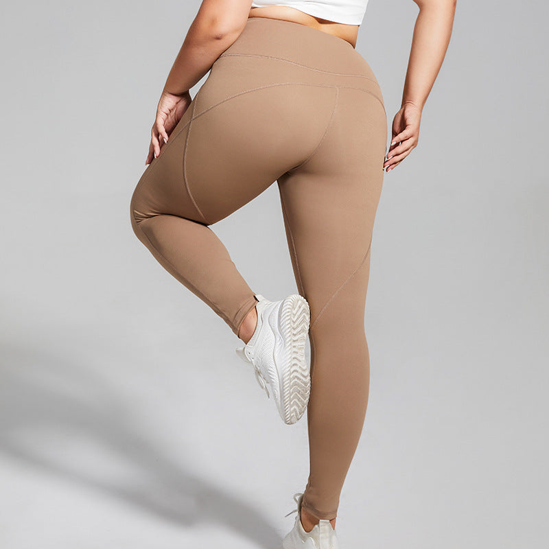 High Waist Hip Lift Seamless Yoga Pants Fitness Leggings Wholesale Plus Size Clothing