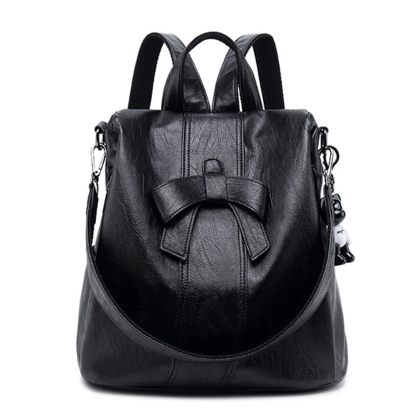 Fashion Anti-Theft All-Match Multi-Purpose Travel Cute Bow Backpack Wholesale Women Accessories