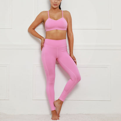 Solid Wholesale Workout Sets Bra + Leggings SO201286