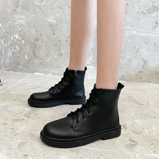 Simple Zipper Wholesale Women Short Martin Boots