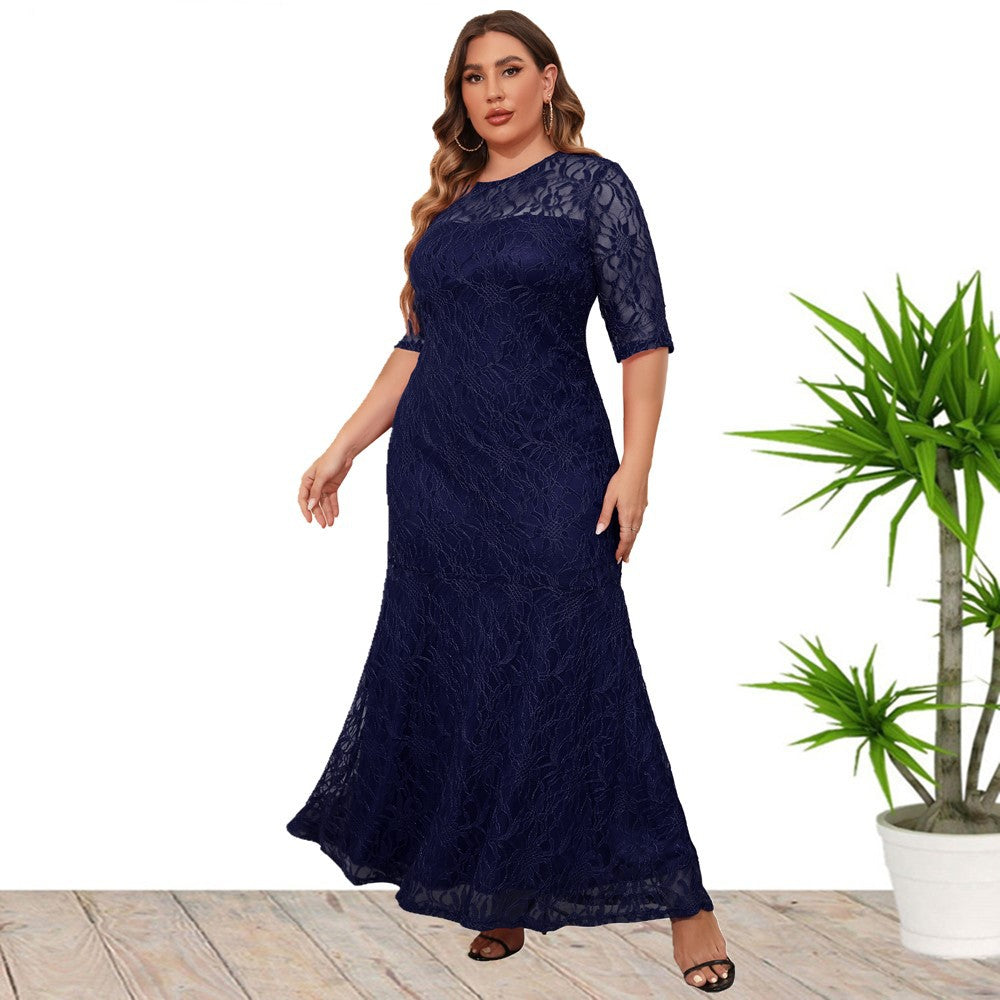 Elegant Evening Gown Bridesmaid Curvy Dresses Wholesale Plus Size Clothing