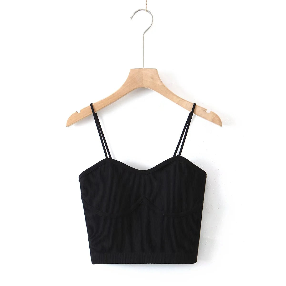 Sexy Slim Sling Solid Color Sleeveless Undershirt Wholesale Crop Tops