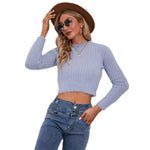Fleece Sweater Crop Wholesale Women Top
