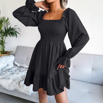 Solid Long Sleeve Wholesale Dresses In Bulk