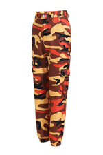 Camouflage Casual High Waist Harem Pants