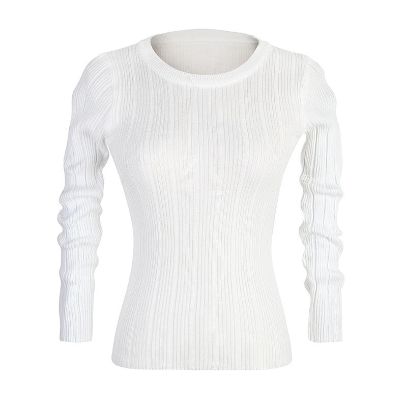 Ribbed Solid Color Top Wholesale Women