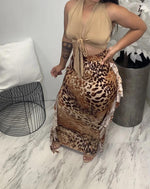 Tassels Leopard Dress Fashion Wholesale Skirts And Dresses