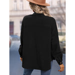 Long Sleeve Casual Corduroy Jacket Wholesale Women Coats