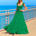 Pure Color Temperament Sexy Strapless Backless Slim Fit Maxi Dress Wholesale Dresses