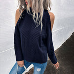 Fashion Thermal Knit Pullover Sweaters Wholesale Womens Tops