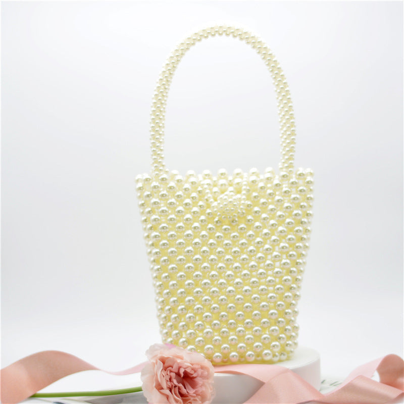 Dinner Bag Pearl Party Bag Women'S Portable Bucket Bag Wholesale Handbags