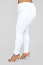 Fashion Washed High Waist Denim Pants Slim Jeans Pants Wholesale Plus Size Clothing