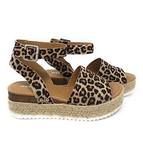 Print & Plain Fashion Beach Platform Round Toe Casual Womens Sandals Wholesale Shoes