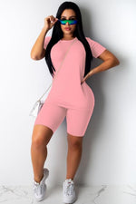 Pure Color Skinny Casual Sexy Wholesale Two Piece Sets Wholesale Clothing Vendors USA
