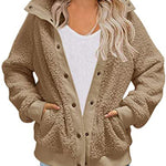 New Autumn And Winter Loose Wool Women Cardigan