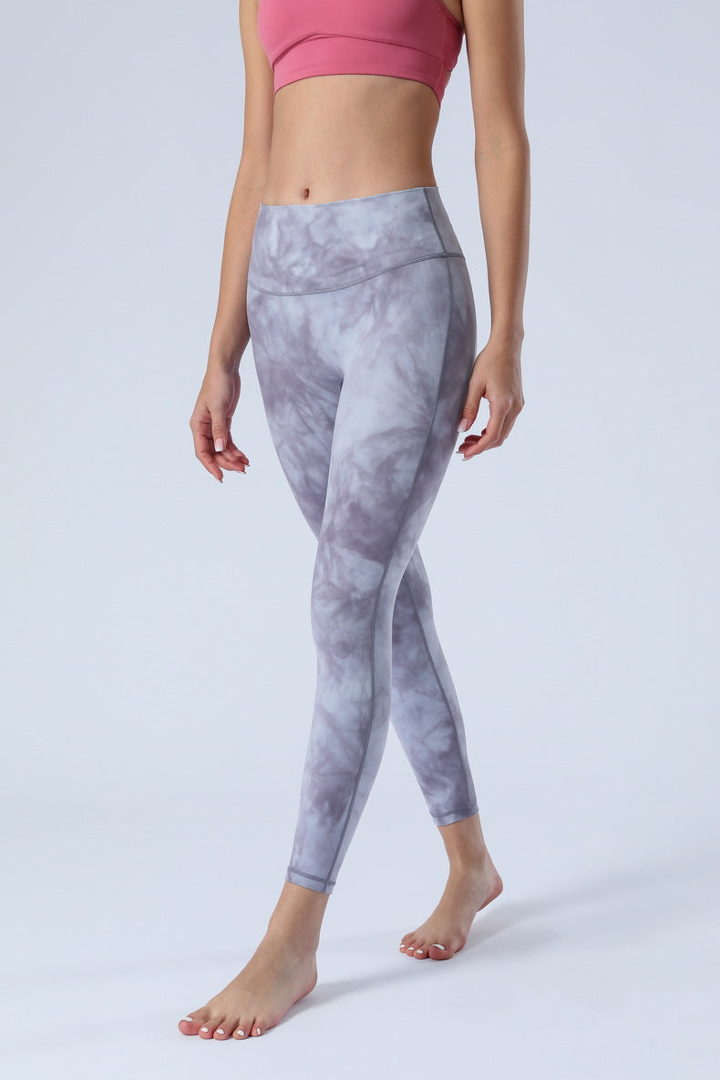 Tie-Dye No Embarrassment Thread Capris Leggings Wholesale Legging Vendors