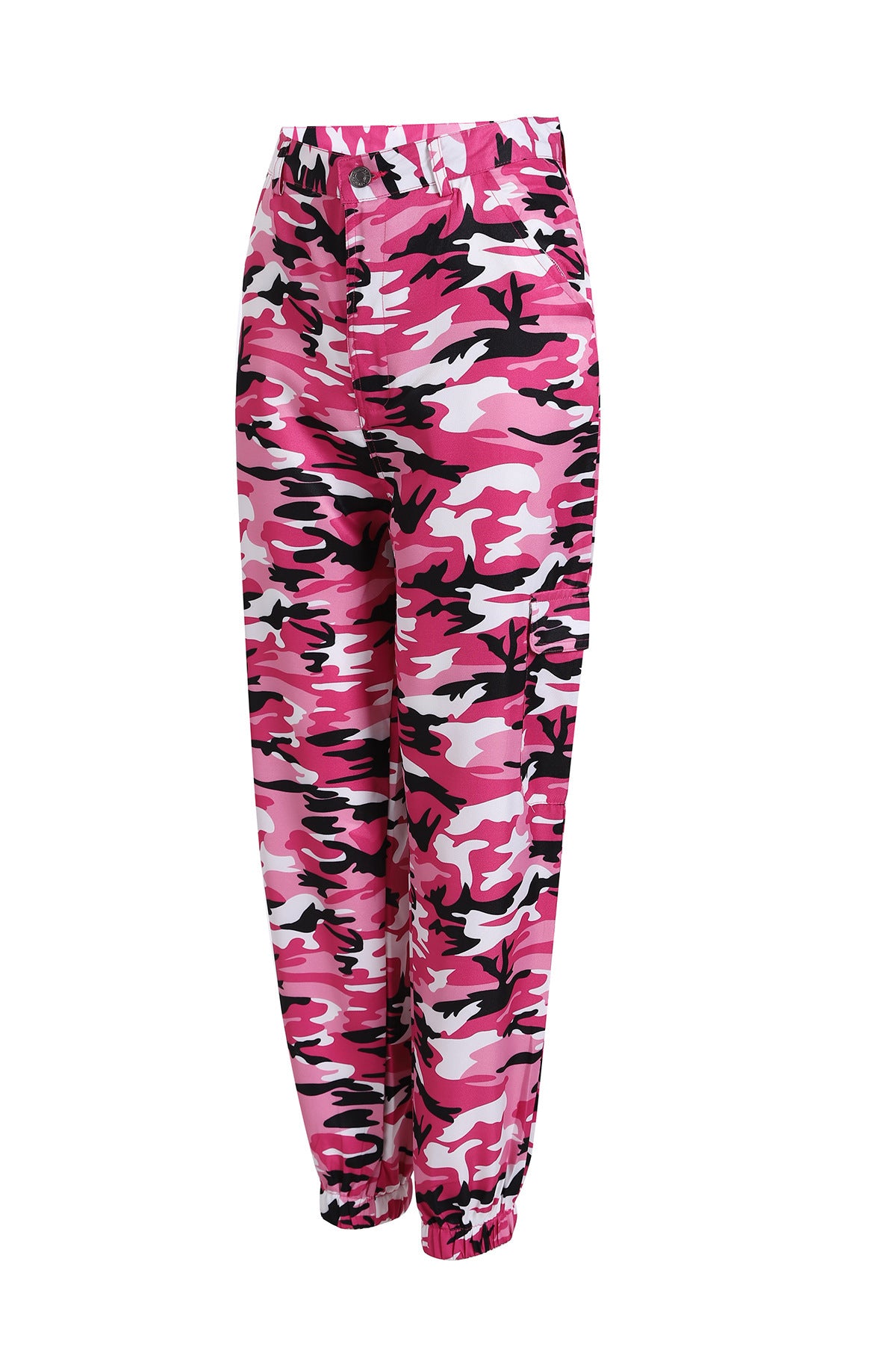 Camouflage Casual High Waist Harem Pants