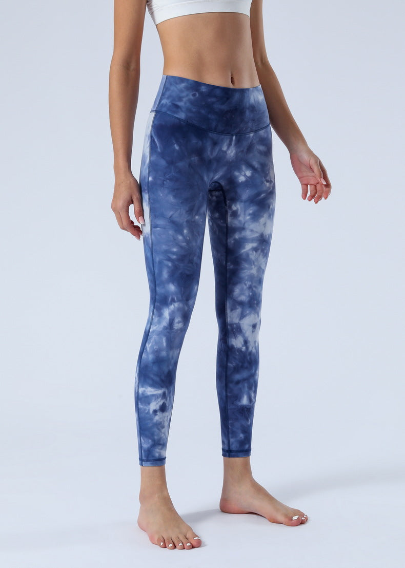 Tie-Dye No Embarrassment Thread Capris Leggings Wholesale Legging Vendors