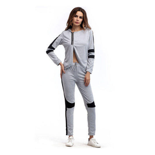 Hooded Irregular Sweatshirt Casual Suit Wholesale Women Clothing