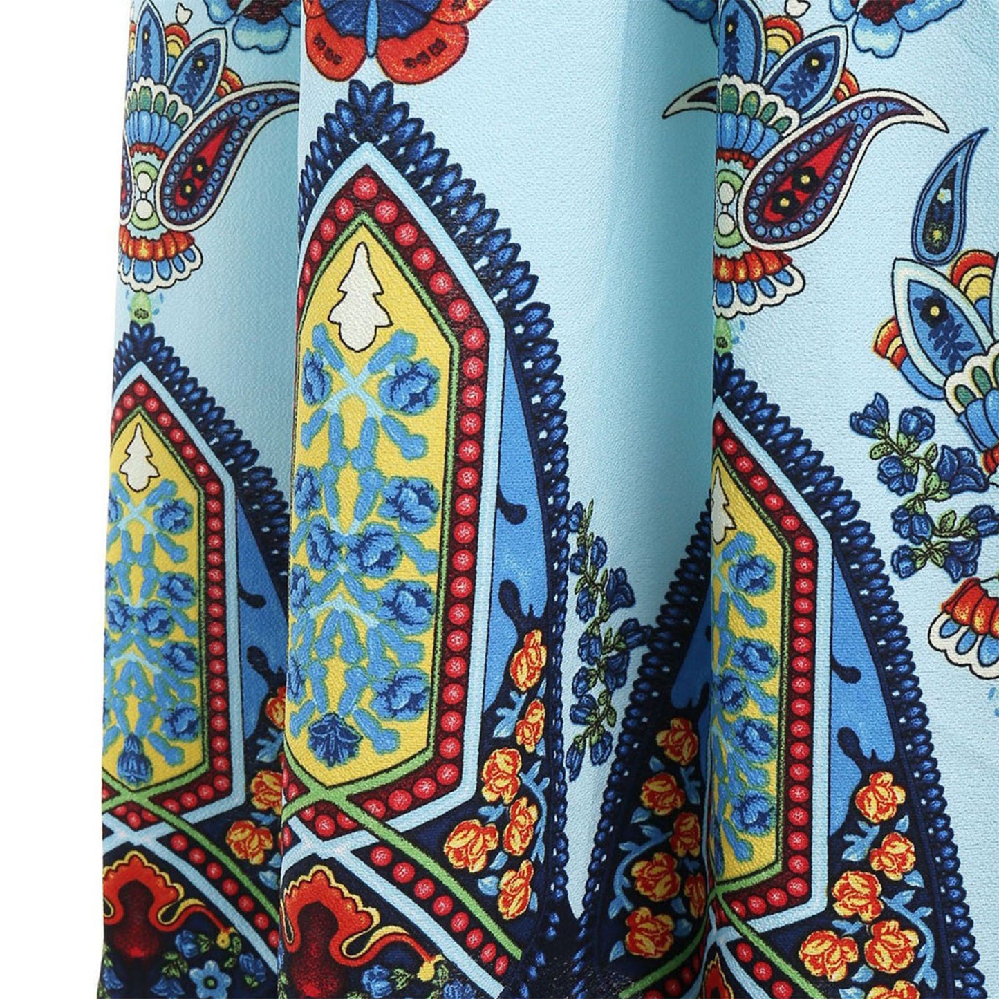 Printed Women Curvy Slit Maxi Dresses Wholesale Plus Size Clothing