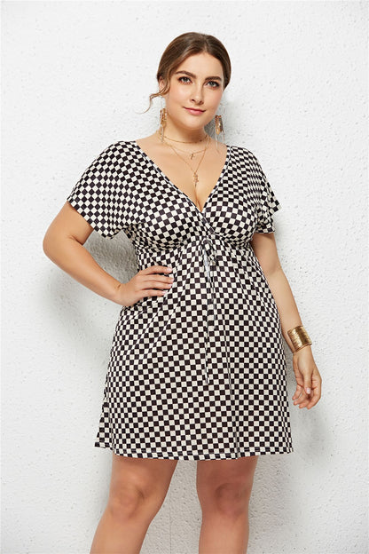 Sexy V-Neck Wholesale Plus Size Dresses