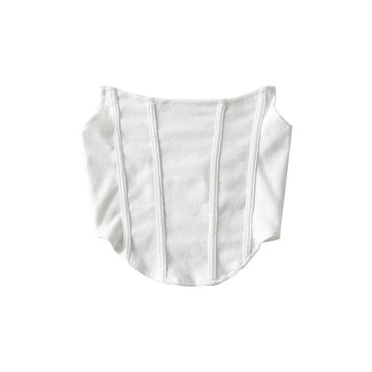 Fish Bone Waist Corsets Tape Tube Top Wholesale Womens Tops