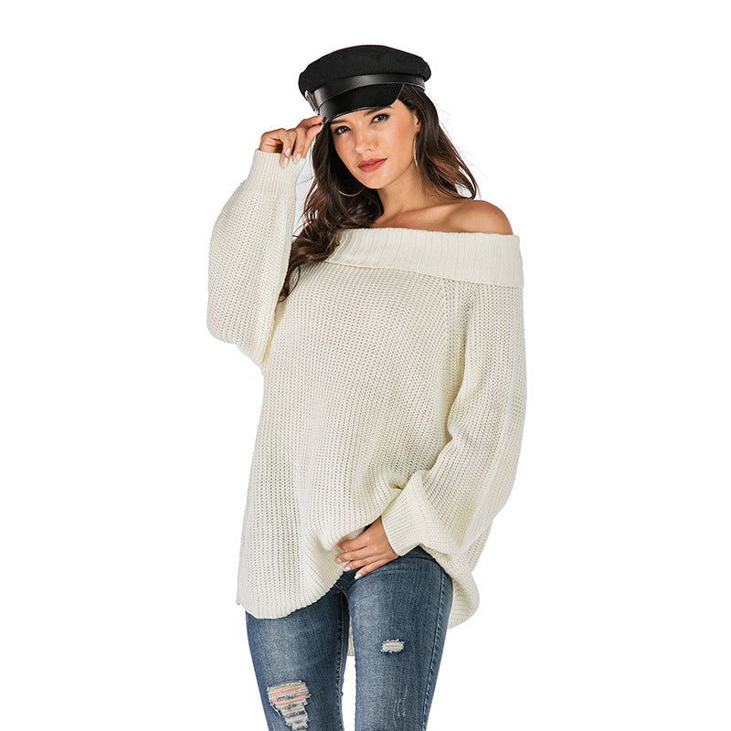 Women Wholesale Knitted Bottoming Neck Sweater