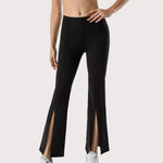 Slim Solid Flare Pants Wholesale Activewear For St. Patrick'S Day
