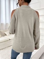 Fashion Thermal Knit Pullover Sweaters Wholesale Womens Tops