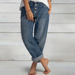 Loose Casual Worn Jeans Wholesale Denim Trousers Womens Straight Pants