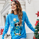 Christmas Sweater With Pullover Animal Woman Wholesale