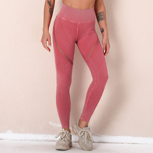 Seamless Women Running Sports Hip Lifting Fitness Yoga Pants Wholesale Leggings