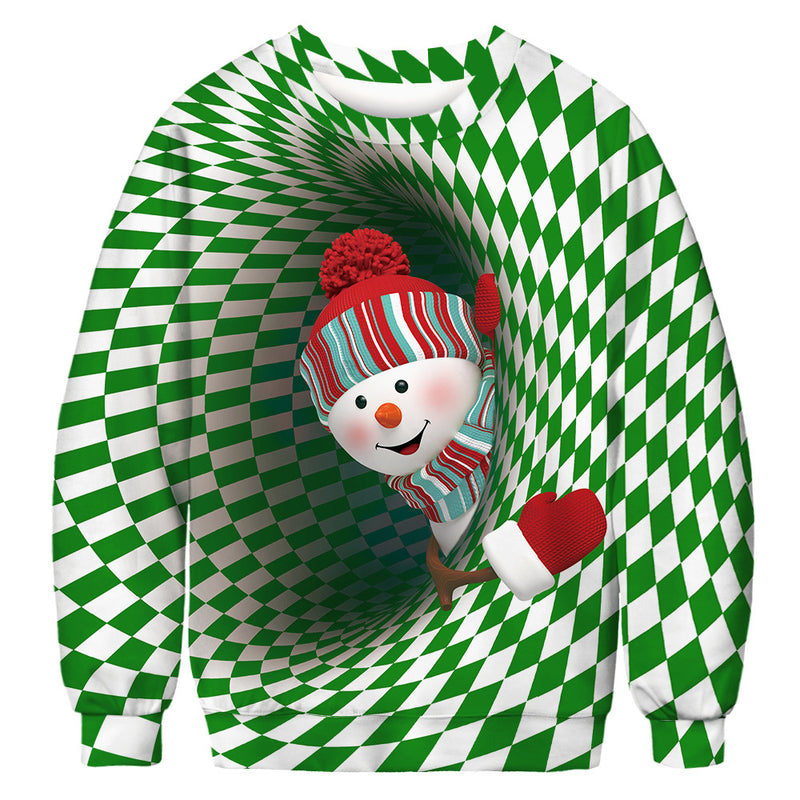MERRY CHRISTMAS Print Long Sleeve Sweatshirt