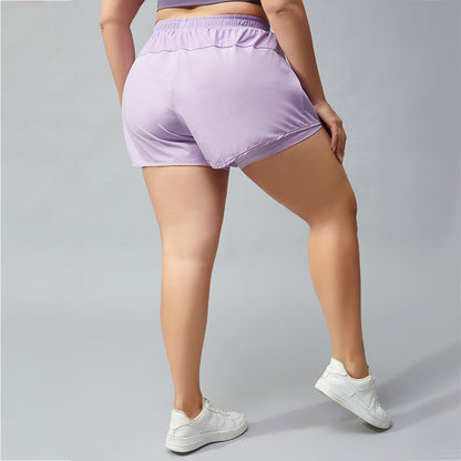 Women Mesh Sports Short Sports Yoga Shorts Wholesale Plus Size Clothing