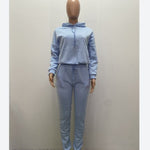 2pcs Thick Sweatsuit Sets For Wholesale Women Clothing-01