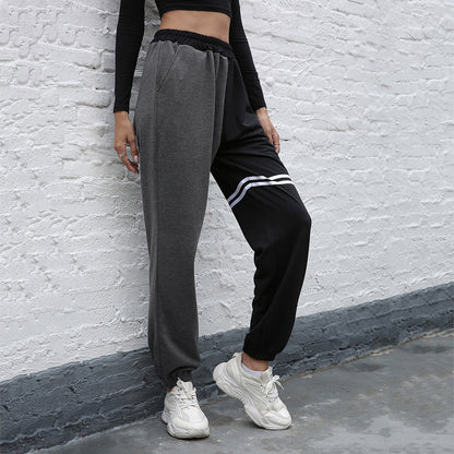 Color Blocking Women Sweatpants Wholesale