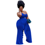 Ruffled Mopping Tie-Up Plus Size Jumpsuits And Rompers Wholesale For Valentine'S Day