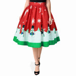 XMAS Snowman Wholesale Women Skirt
