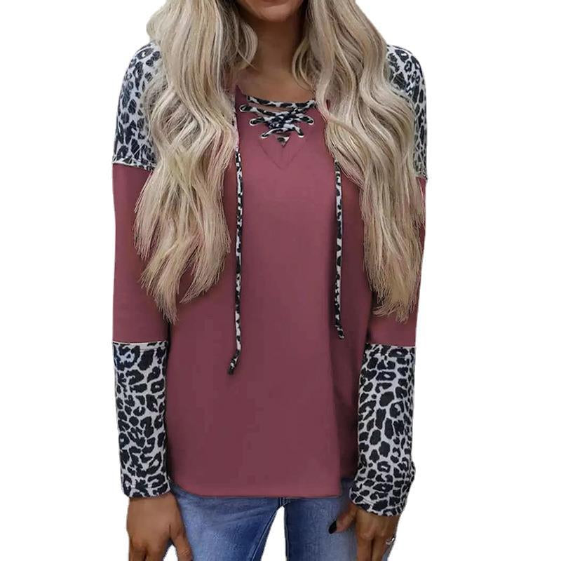 Leopard Print T-Shirt Women Wholesale