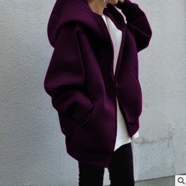 Personalized Street Long Plush Wholesale Women Sweatsuit Coat